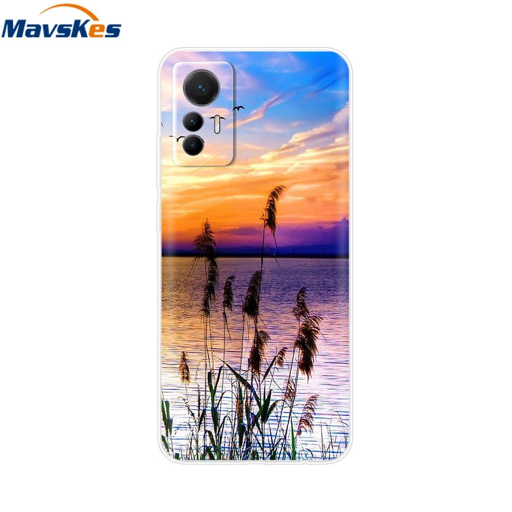 For Xiaomi Redmi Note 12S Case Redmi Note12S Phone Silicon Back Cover For Redmi Note 12S 12 S Cases Protective Shell Cover Capas