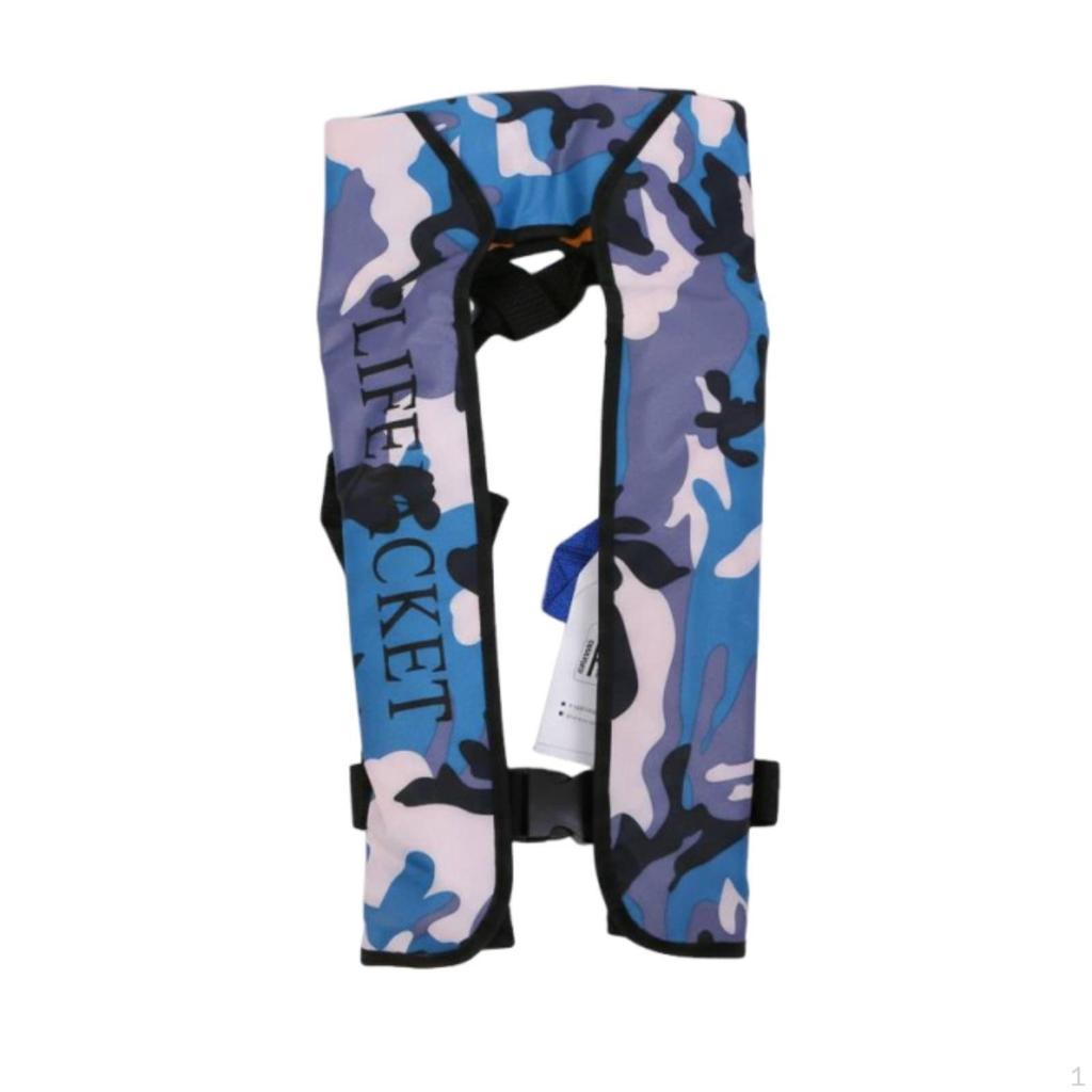 Manual Inflation Flotation Device Lightweight Inflatable Jacket High Buoyancy