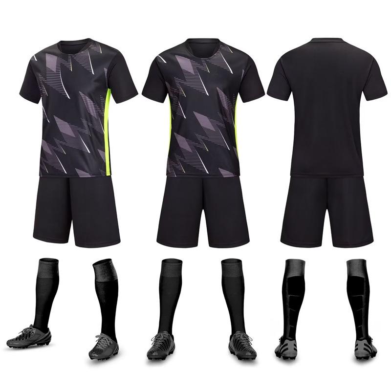 Kids Adult Soccer Uniform Sportssuit Men'S And Women'S Short Sleeve Jersey Soccer Training Team Uniform Summer