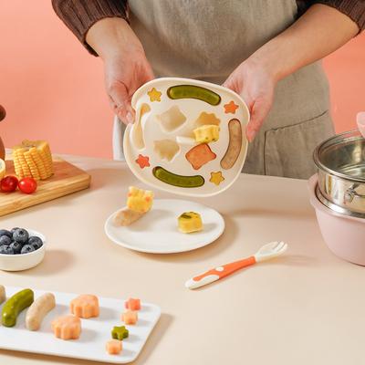 Molde para Comida Complementar de Bebê, Cozimento a Vapor, Grau Alimentício, Ferramenta Resistente a Altas Temperaturas, Formato de Pata de Gato, Molde para Bolo de Arroz, Molde para Cozimento a Vapor de Sorvete