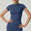 Cross-Border Slim Fit Quick Dry Breathable Yoga T-Shirt