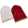  2Pcs Couple Prayer Rug Set Thick Flannel Muslims Prayer Mat with Half Heart Design Worship Carpet for Ramadans or Wedding
