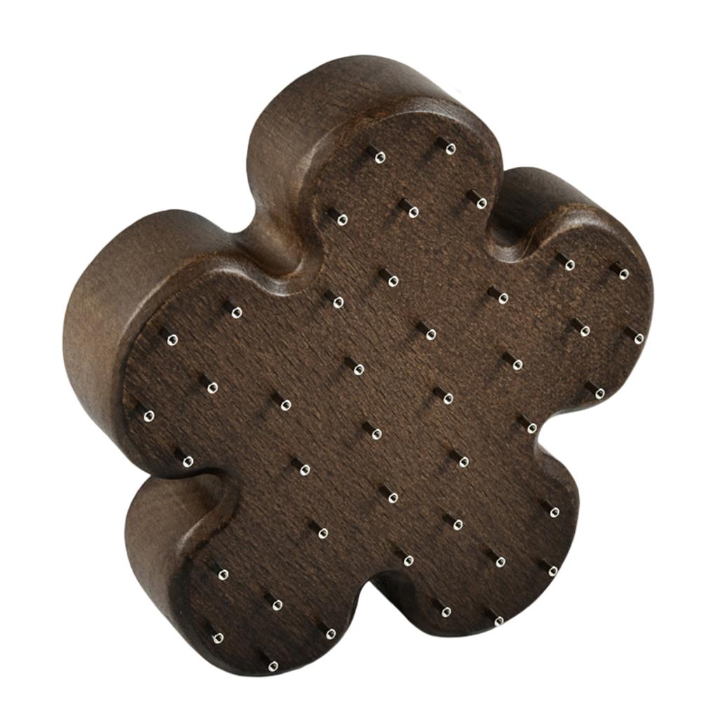 Wood Display Board for Ear Studs Elegant Lip Rings Holder Body Piercing Accessories Showcase Rack for Women Girls