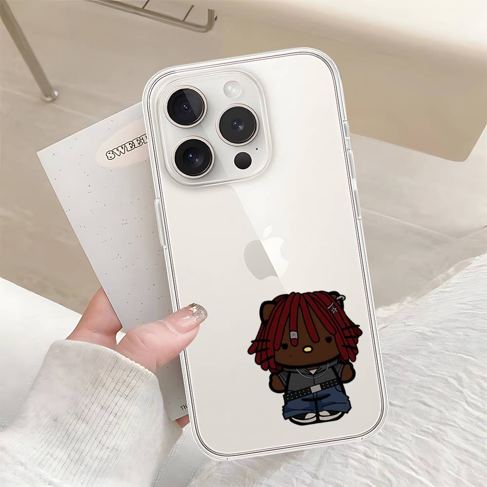 B-Black Earthy Head Wrap H-Hello K-Kit-ty Phone Case For Iphone17 16 15 11 13 14 Pro Max 7 8 Plus X Xr Xs Max Se2020 12mini Tran