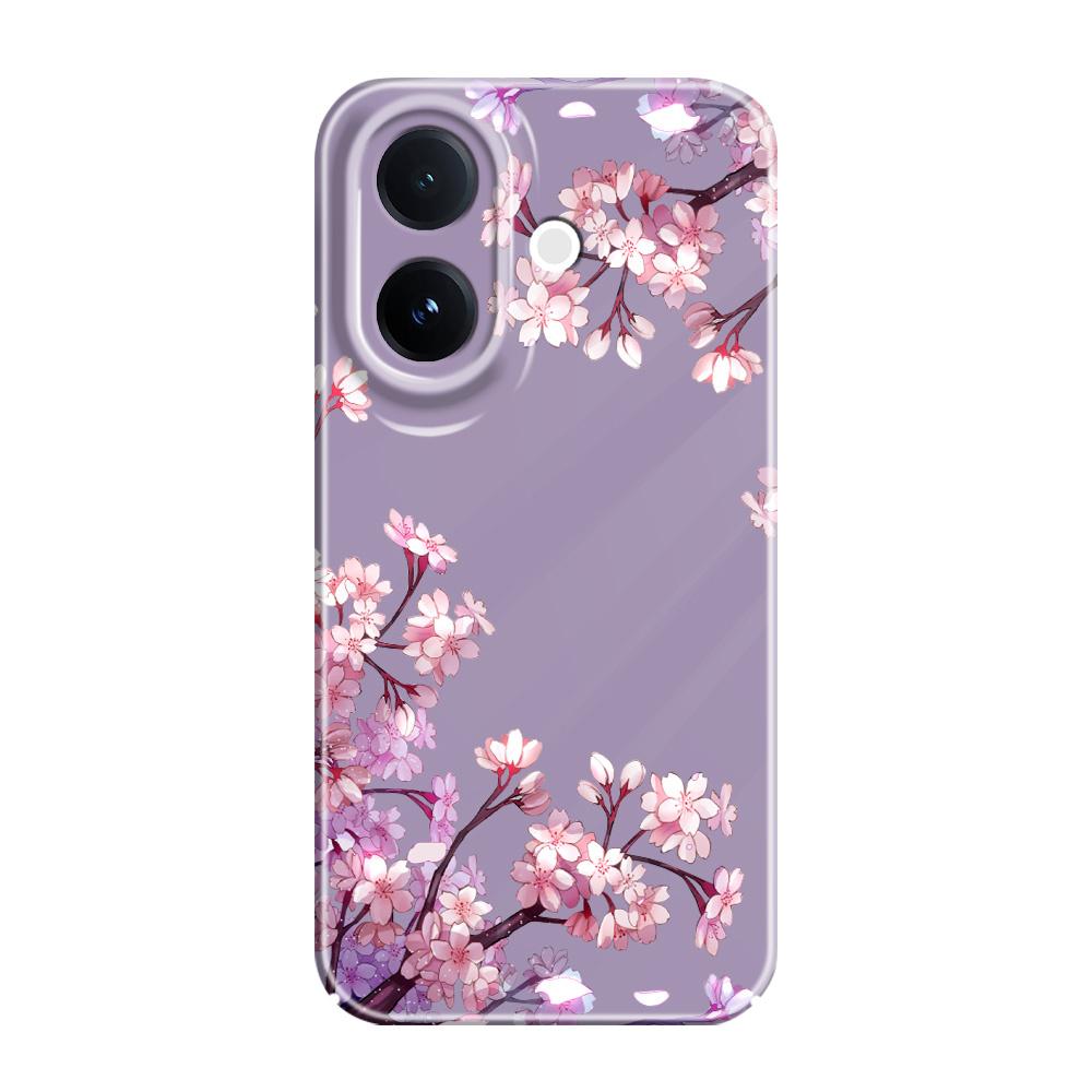 

Flower Ripples Phone Case For VIVO V60 V50 V40 Lite V27 V25 V23 V23E V20 Pro 4G 5G Film Hard Cover V50 5G