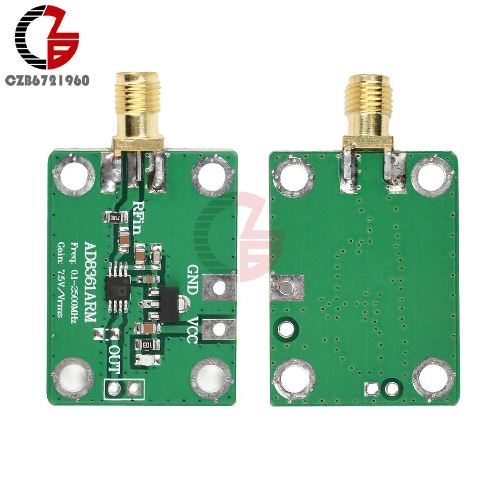 AD8361 0.1-2.5GHz RF Amplifier Power Meter True RMS Detection Module AM Amplitude Detector DC 2.7-5.5V Transmiter Receiver Gain