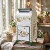 Cassetta delle lettere autoportante con gambe Stile Vintage Supporto Decorativo Cassetta postale verticale per