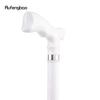 White Wooden Single Joint Fashion Walking Stick Decorative Cospaly Party Walking Cane Halloween Mace Crutch  Wand Crosier 94cm