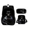 Call of Duty Round Front Bag Backpack Pen Bag shoulder Bag 3Pcs Set Print New Trendy Student Best School Companion