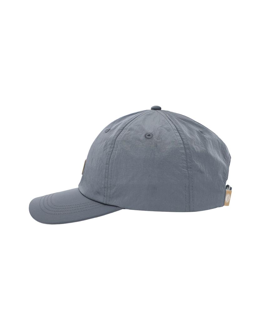 BBC EARTH Leather Logo Ball Cap Ash Blue
