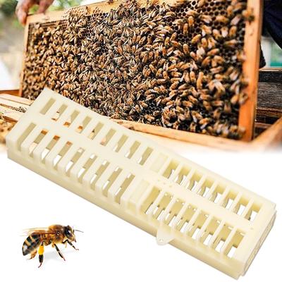 10/20Pcs Plastic Bee Queen Cage Lengthened Extendible Drawer Multifunction Rearing Anti Escape Catcher Beekeeping Supplies Tools