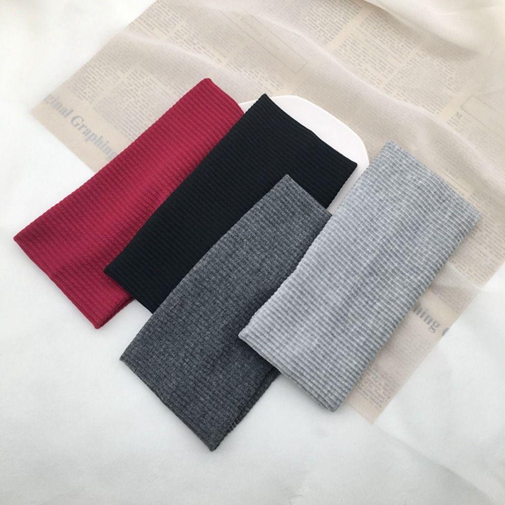 Running Hair Wrap Brace Knitted Headband Korean Style Headwear Female Hairbands Elastic Hair Bands