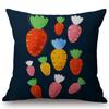 Modern Fruits Pattern Design Throw Pillow Case Pear Lemon Bicycle Summer Harmony Car Sofa Decoration Cushion Cover Cojines
