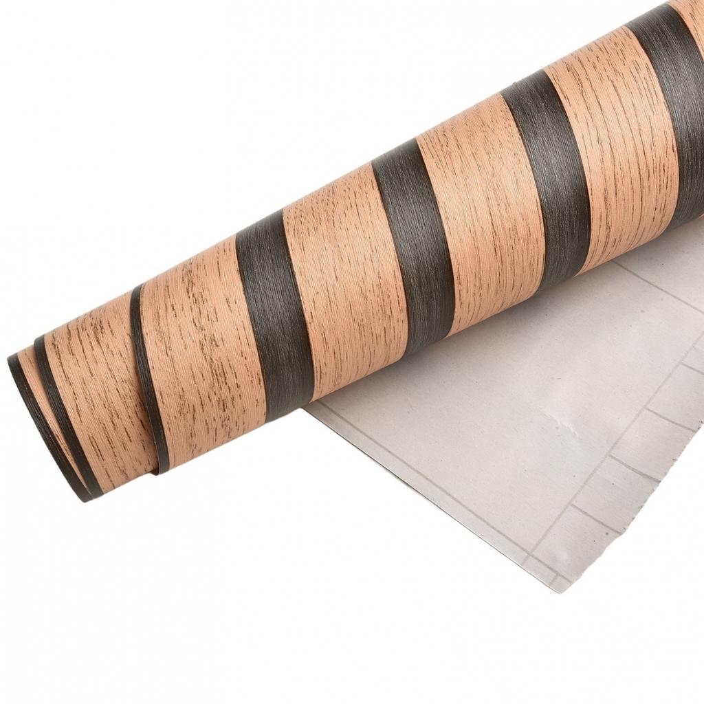 PVC Imitation Wood Grain Wall Renovation Waterproof Wall Stickers Easy To Remove