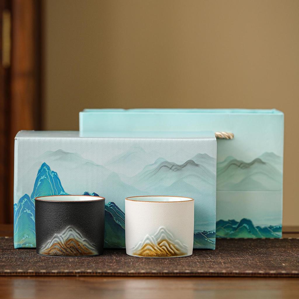 Kung Fu Tea Set: White Porcelain & Ceramic Teacups, Mutton Fat Jade Master Cup, Tea Bowl Set Gift