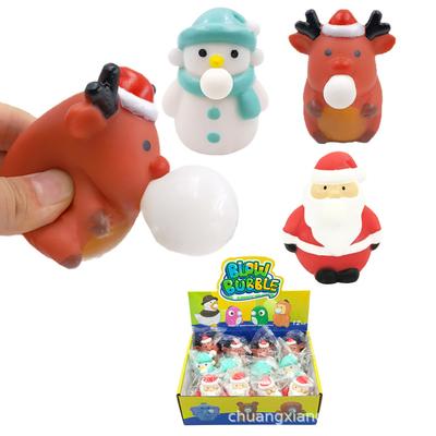 Squishy Fidgets Παιχνίδια Τσιμπήματα Squishy Αντι-Στρες Παιχνίδια Μπάλες Άγιος Βασίλης Χιονάνθρωπος Ελάφι Κούκλα Παιδικά Δώρα Στολίδι Χριστουγεννιάτικα Δώρα