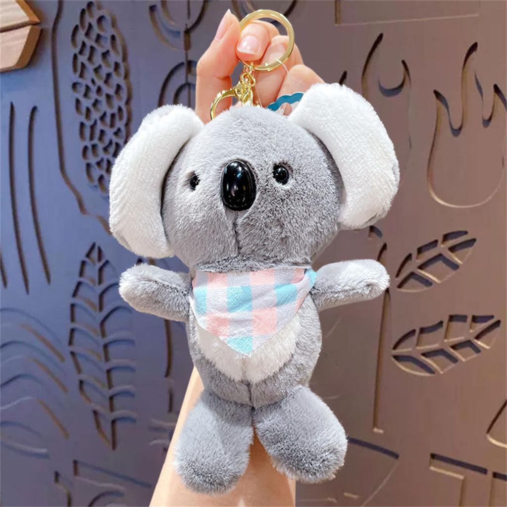 Koala Keychain Pendant Car Keyring Hanging Ornament Koala Cell Phone Charms Car Keyring for Handbag Purses Decorations