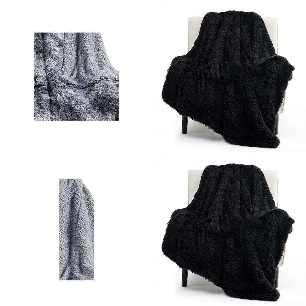 Cozy And Comfortable Double-sided Faux Fur Blanket For All Seasons In Various Sizes