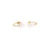 MAYBETOI 14k Cubic Pearl One-Touch Earrings (2 Types)
