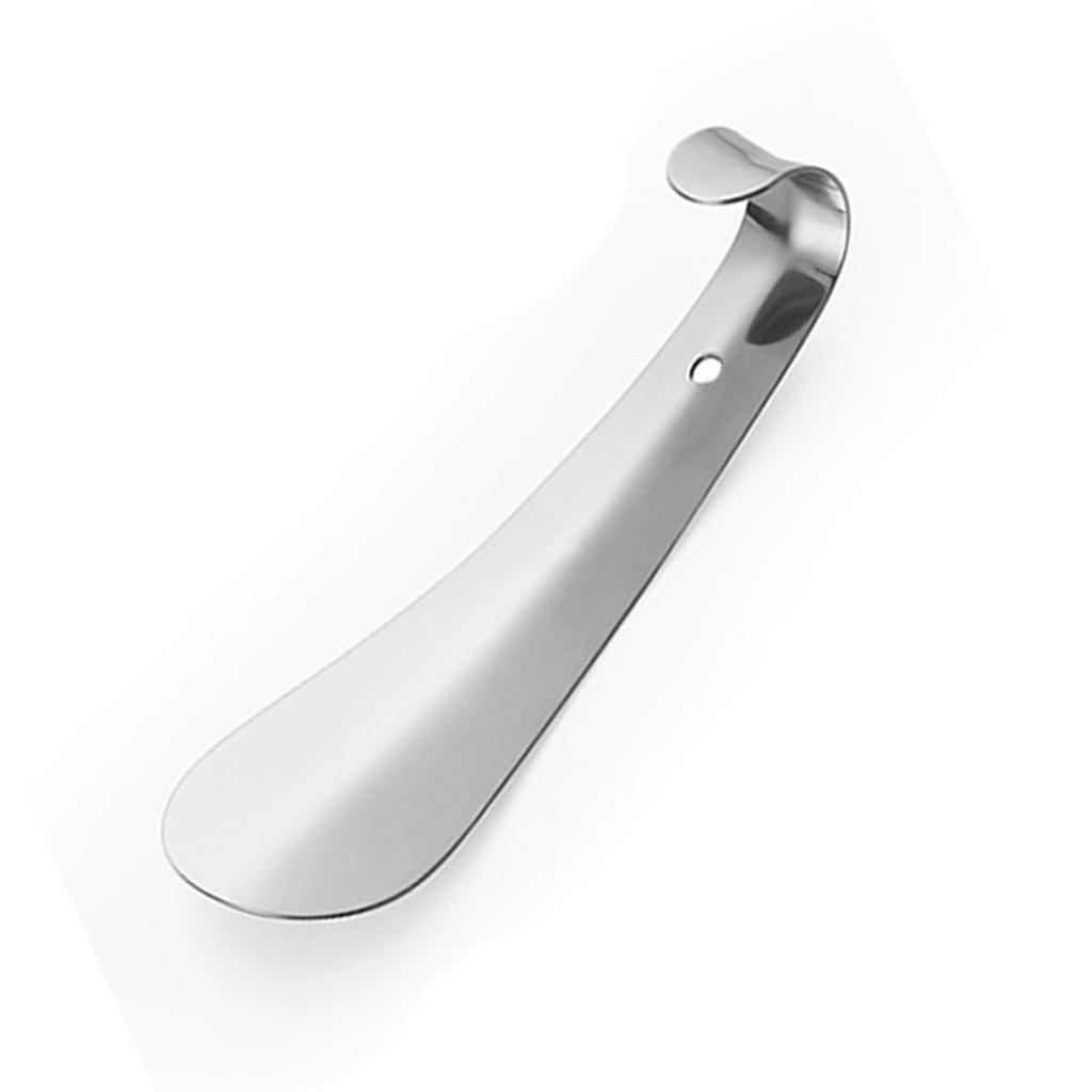 Stainless Steel Shoe Horn Portable Shoe Lifter Multifunctional Metal Shoe Helper for Sneakers