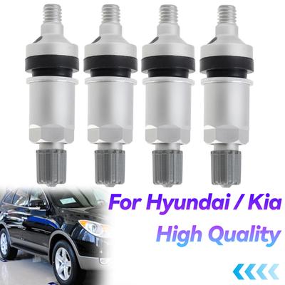 4X TPMS pakaitinio padangų slėgio monitoriaus jutiklio vožtuvo kotas, skirtas Hyundai I40 Ix35 Kia Rio Sportage Grandeur keturių ratų remonto komplektas