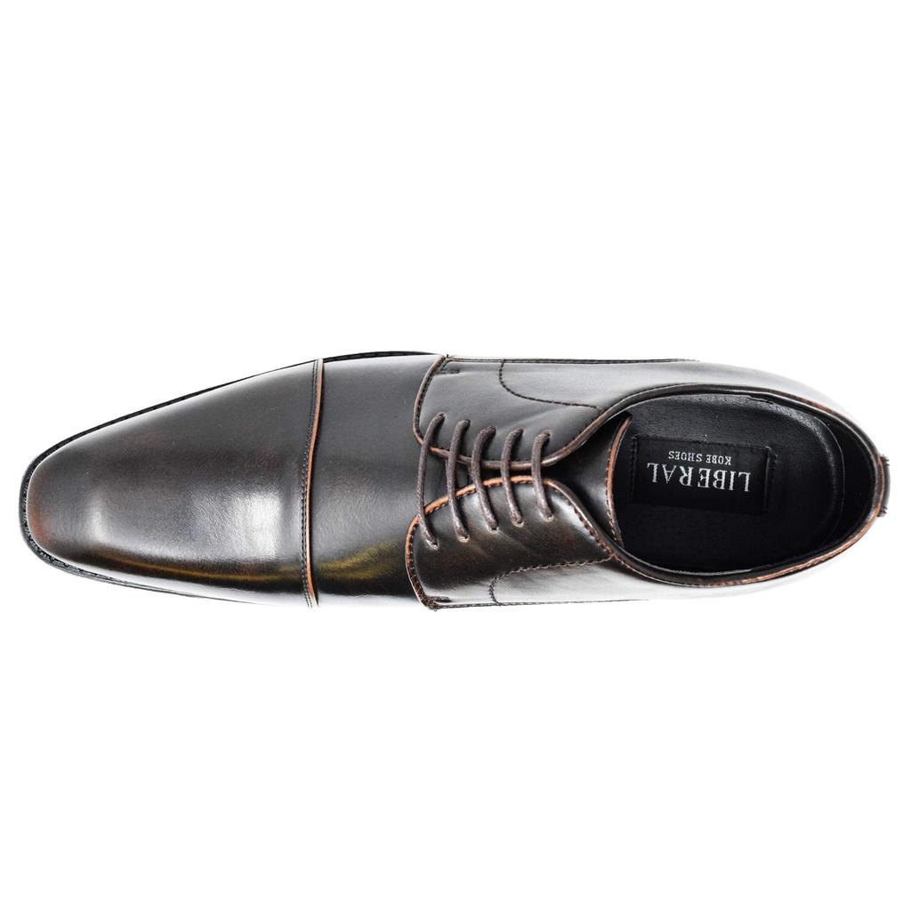 Kobe Liberal LIBERAL Business Shoes, Wingtip, Straight Tip, LB209 (Size 28.0, Dark Brown)