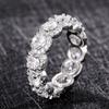 CAOSHI Brilliant Cubic Zirconia Rings for Women Delicate Gentle Finger Accessories Charming Modern Engagement Wedding Jewelry