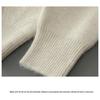 Men's Diamond Cable Knit Wool Sweater - Thick, Loose, Versatile Cashmere Layer