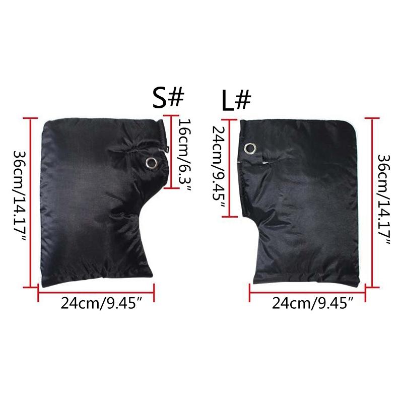 Handlebar Mittens Cold Weather Mountain Bike Handlebar Mittens Windproof Coldproof for Commuter MTB Bicycle Bar Warmer C