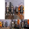 Unique Resin Skeleton Figurine In Versatile Colors For Halloween And Christmas Decor