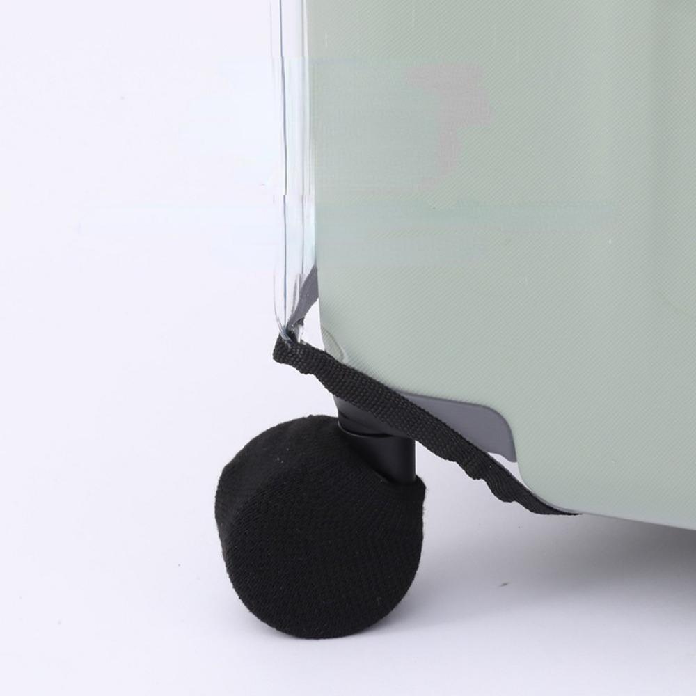 4Pcs/Pack Trolley Box Wheel Cover, Wheelchair Foot Cover, Ball Shaped Door Handle Cover, Wheelchair Foot Cover, Clothes Hanger Wheel Cover