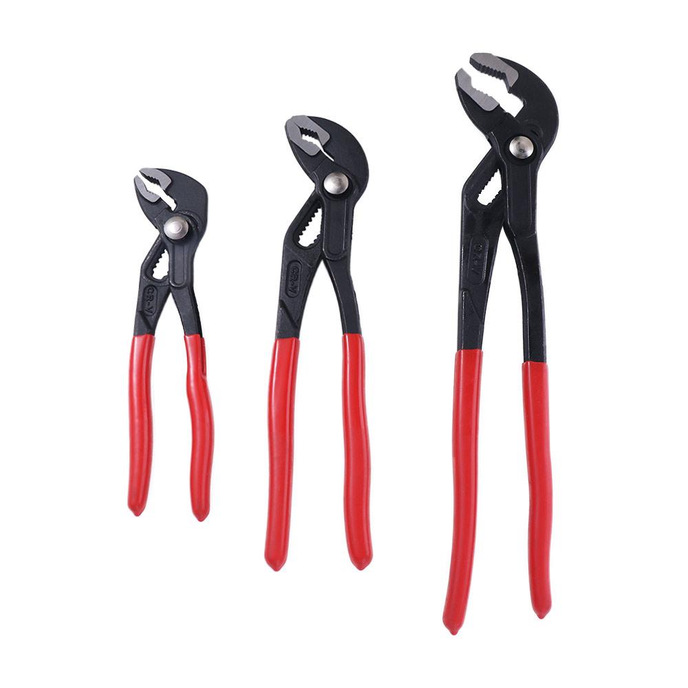 Large Opening Water Pipe Clamp Pliers Adjustable Groove Joint Pipe Pliers  Household Hand Tools
