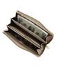[Hiroko Hayashi] GIRASOLE Zippered Long Wallet, Beige (152) 00 (FREE)