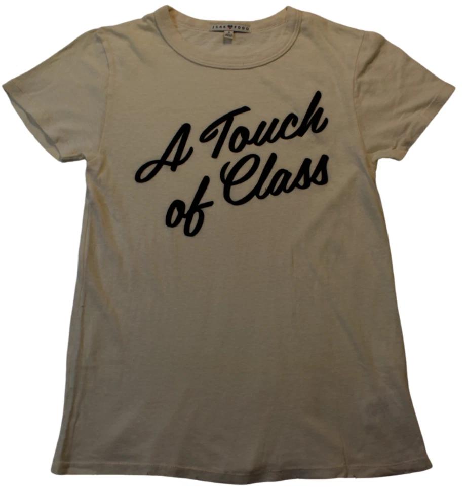 Junk Food Womens A Touch Of Class Destroyed Shirt New S S