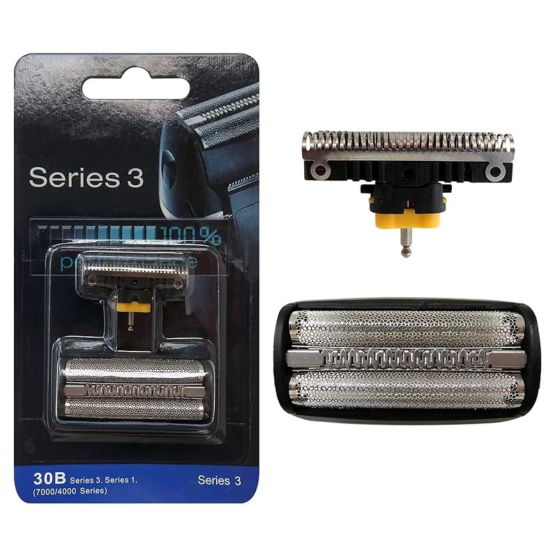 Updated New Version 73S 7020s, 7025s, 7085cc, 7027cs Electric Shaver Head w/Sealed Packaging for Br aun Series 5 Electric Compatible with All Updated