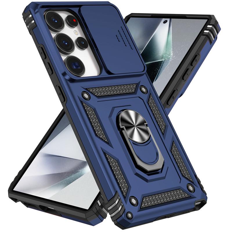 Funda For Samsung Galaxy S10 S20 S21 S22 S23 Plus S24 FE S25 Ultra Edge Slide Camera Protect Armor Phone Case For GalaxyS25