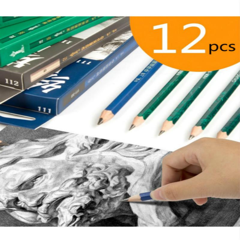 Sketch Pencil B 4B 2B HB Beginners Drawing Set Carbon Pencil Non-toxic Professional Painting Pupil Students Exam Dedicated Tools