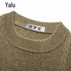 Yalu Men's 100% Wool Thickened Pullover Sweater