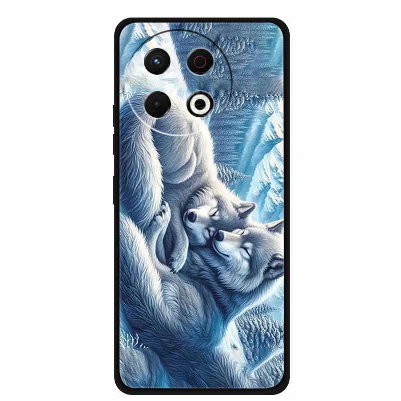 For Tecno Spark 30 Pro Phone Case 30Pro Coque Black Silicone Soft Back Cover Case For Tecno Spark30 Pro 4G Case Protective Shell