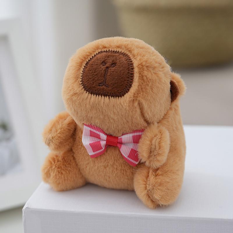 Capybara Plush Toy Keychain Cute And Comfortable Backpack Ornaments Hanging