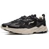 Li Ning Shooting Stars 2K Cushioning Slip Resistant Abrasion Resistant Support Low Top Chunky Sneakers Men's Black AGCU329-2