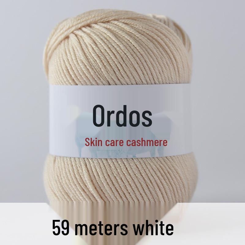 Genuine Baby Cashmere Yarn: Hand-Knitted Scarf for Infants & Toddlers, Medium Thick Milk Cotton for Crochet.