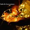 LED Solar Strip Rope Tube Fairy Light Solar Powered Garland String Light Christmas Decor for Outdoor Garden Lawn Tree Yard Fence