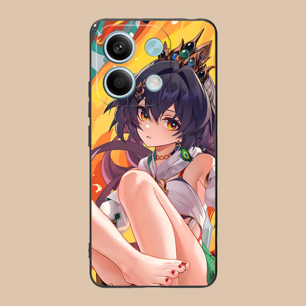 HSR Yunli Matte TPU Mobile Phone Case for POCO F8 F7 F6 F5 F4 F3 F2 Pro GT C75 C71 C65 C61 C40 Pro Ultra Colorful Cover