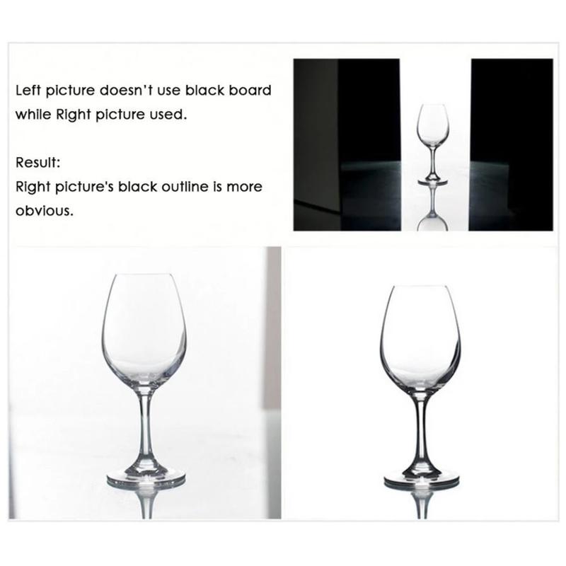 Reflective Display Board Thickened A 3 Photography Cardboard Foldable 30x42cm for Flat Lay Food Photography Background