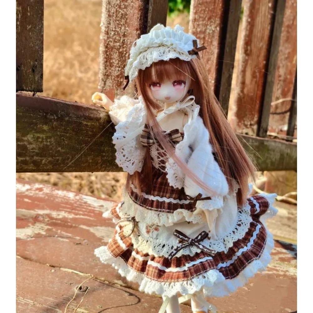 In stock New Momotale Siji Chayu Series 1/8 Hair Bjd Joint Cute Doll Blind Box Figurine Caixa Caja Four Seasons Tea Language