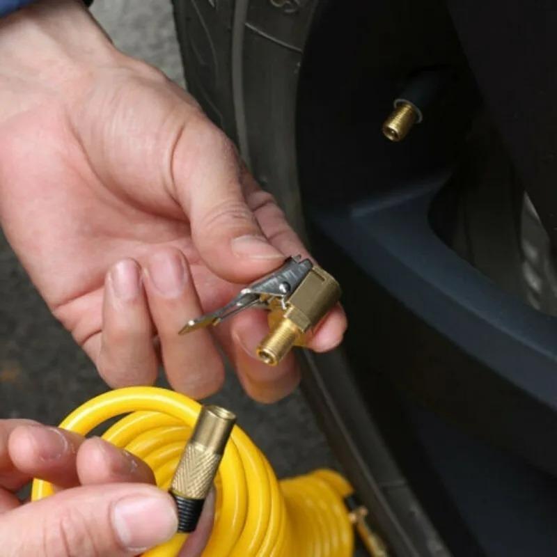 6/1pcs Tire Pump Nozzle Car Iatable Quick Connector Air Pump Thread Nozzle Car Tire Inflator Compressor Deflated Valve Adapter