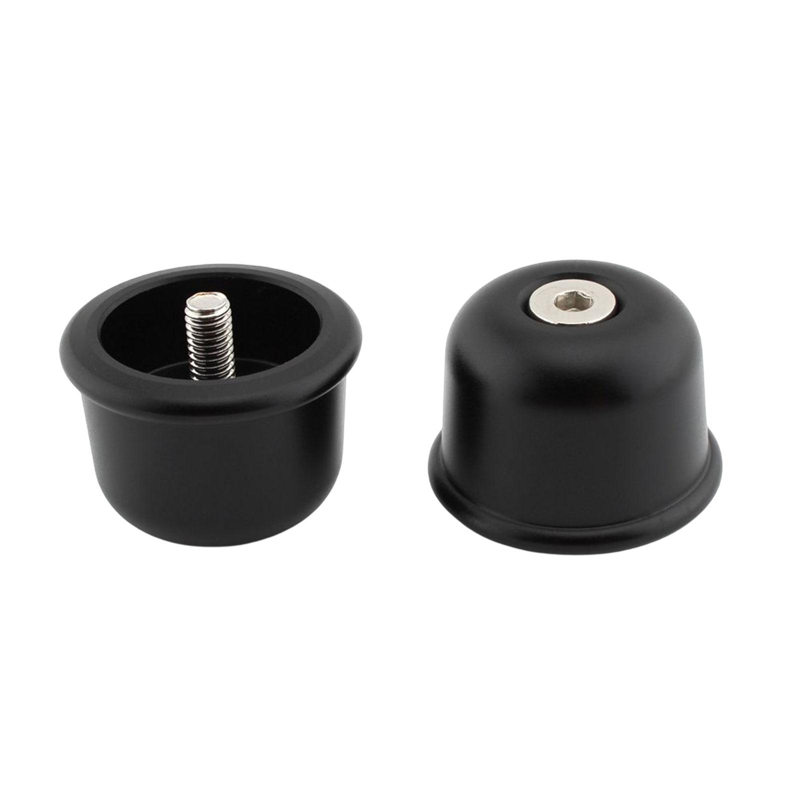 

2Pcs Aluminum Alloy Handlebar Grips Caps Durable Handlebar End Plugs for Triumph Street Cup 2017-2025 Repair Replaces Parts чёрный