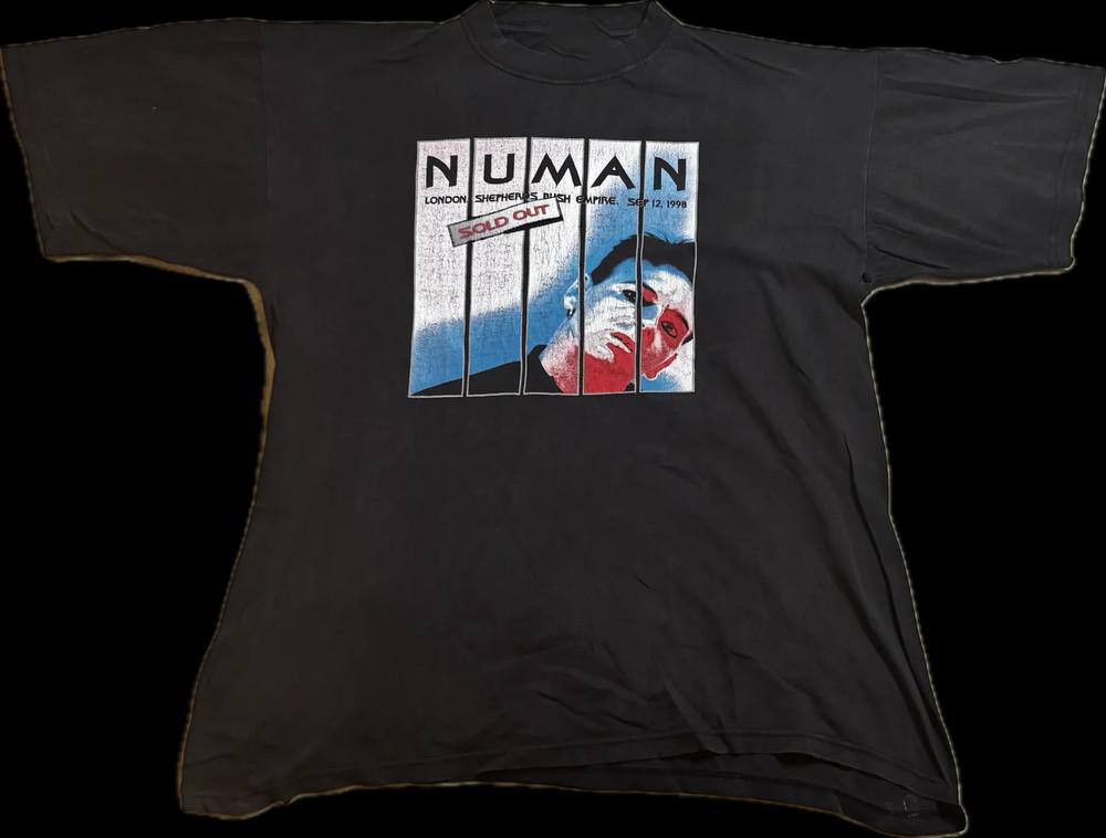 Gary Numan 1998 Gary Numan Vintage Tour T Shirt T Shirt All Size Unisex T-Shirt M