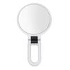 Magnifying Mirror Folding Handheld Mirror Double Sided Pedestal Mirror Travel Makeup Mirror - 15x/white